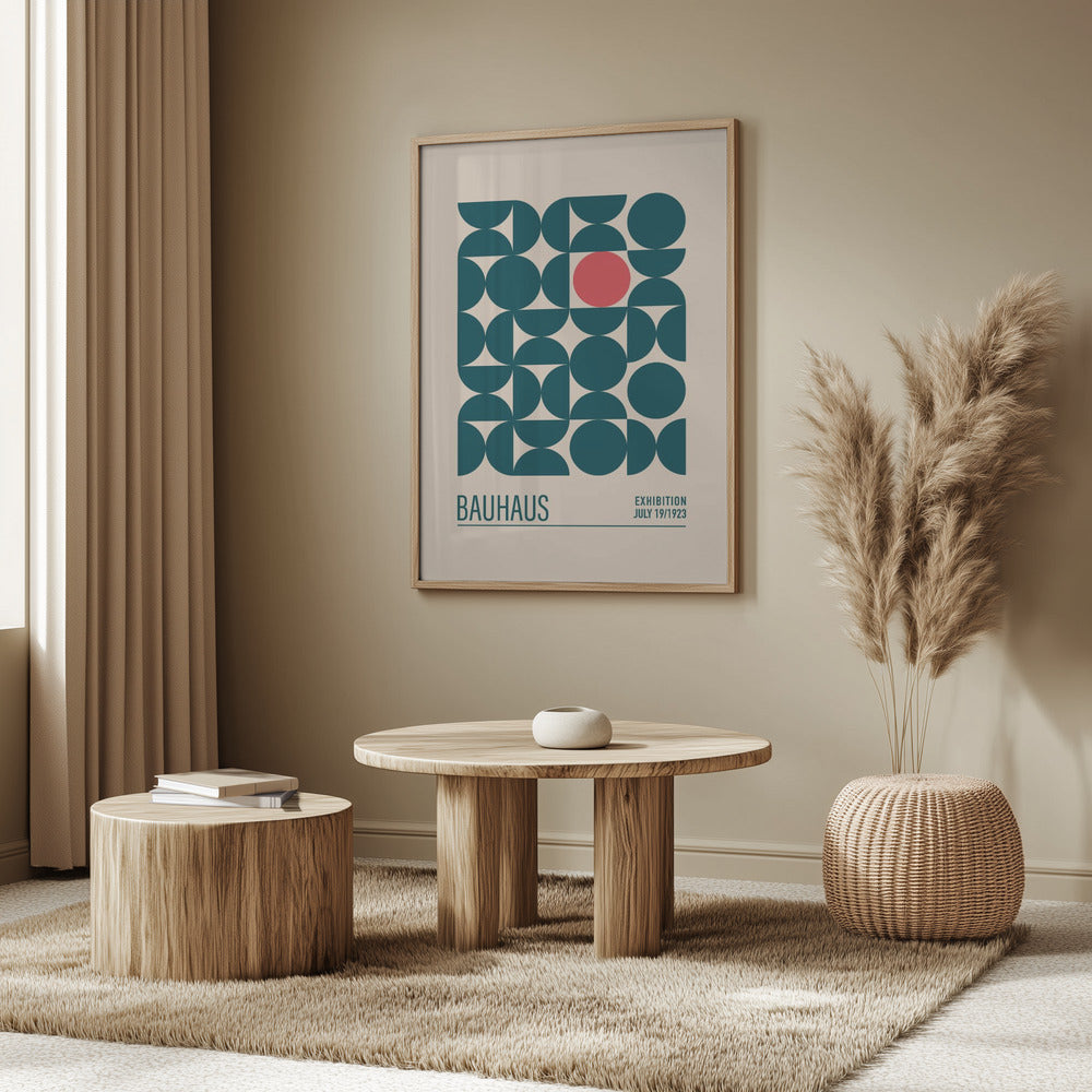 Bauhaus Mavi Kureler Poster